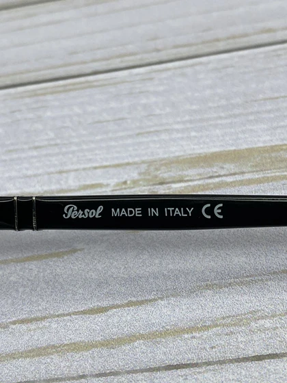 عینک آفتابی پرسول مدل PO3250/S فریم استات و کائوچو، عدسی شیشه‌ای UV400 با وضوح دید بی‌نظیر