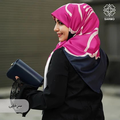 روسری ابریشم کجراه گلرخ - اقتصادی
