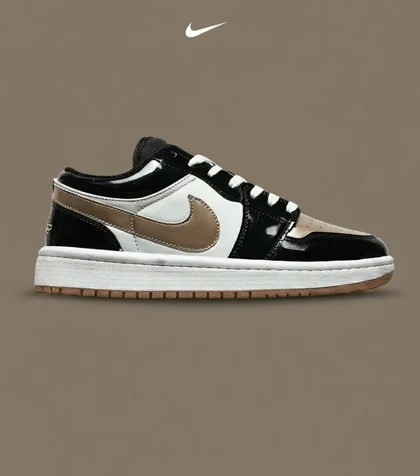 کفش کتانی مردانه و زنانه سفید مشکی کرم NIKE AIR JORDAN مدل 8330