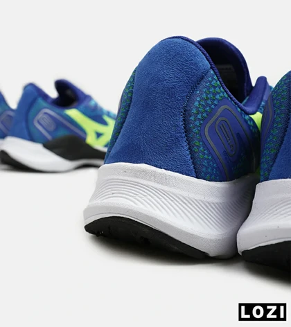 کفش کتانی مردانه آبی سبز MIZUNO wave rider 24