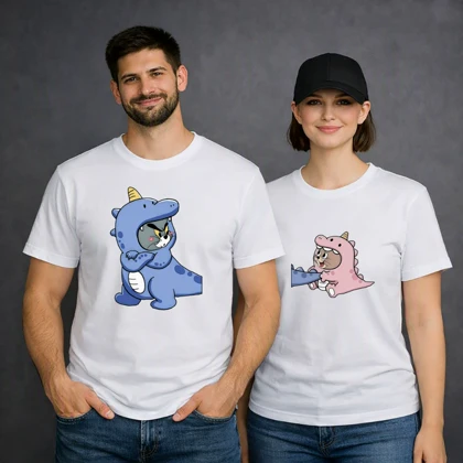تیشرت ست دو نفره طرح تام و جری Tom and Jerry