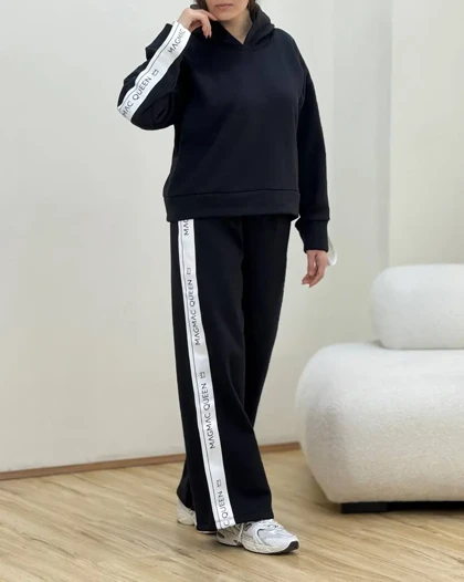 ست هودی وشلوار کویین