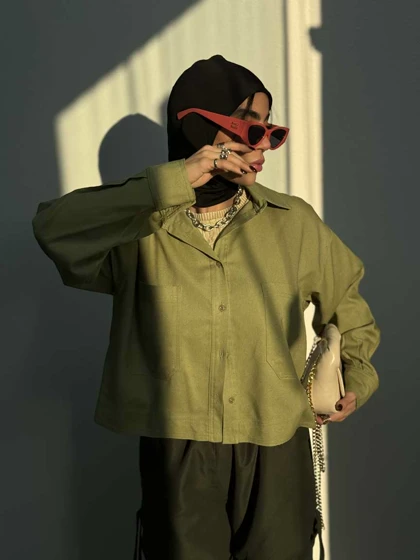 شومیز ساده کوتاه