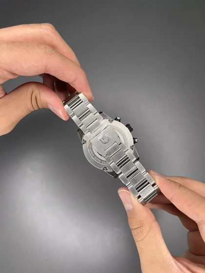 ساعت مچی تگ هویر کورنوگراف بند سیلور صفحه اسکلتون Tag Heuer