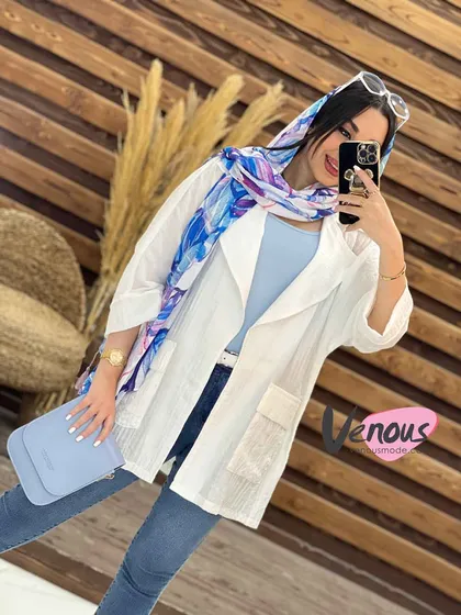 مانتو یقه انگلیسی دلتا