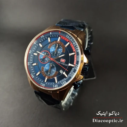 ساعت مچی مردانه اورجینال موتور ژاپنی برند مینی فوکوس سه موتور مدل Mf0218G.01
