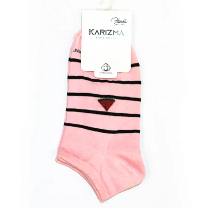 جوراب ساق کوتاه طرح هندوانه فانتزی