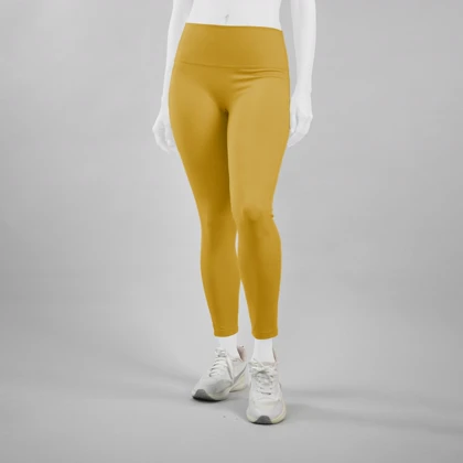 لگ ورزشی زنانه لولولمون مدل LW4564 خردلی