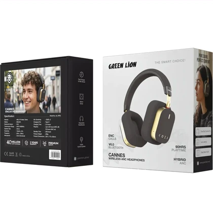 هدفون بلوتوثی گرین لاین Green Lion مدل GL-HP63 با حذف نویز ANC