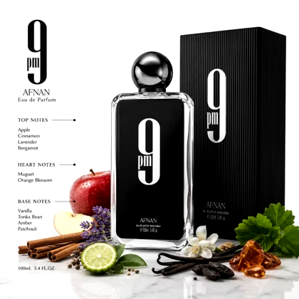 ادکلن عطر افنان 9PM ادو پرفیوم 100ml