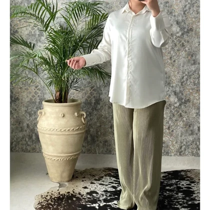 شومیز زنانه ساتن زارا مجلسی