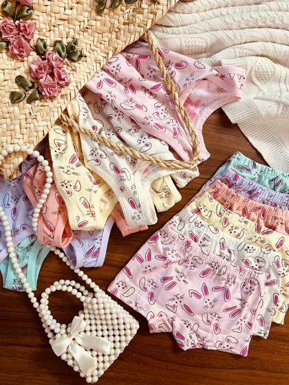 رکابی شورت دخترانه خرگوشی