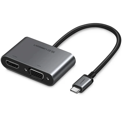 مبدل تایپ سی به اچ‌دی‌ام‌آی و وی‌جی‌ای یوگرین CM162 50505