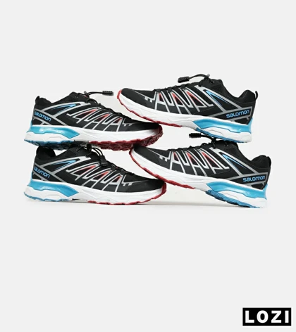 کفش کتانی بزرگ پا مشکی آبی قرمز سالومون Salomon X ULTRA