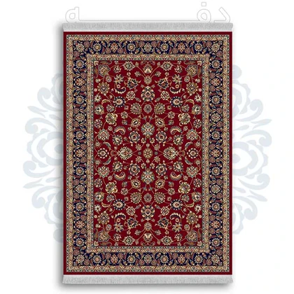 فرشینه از جنس پارچه هازان مخمل ترک طرح سنتی و مدرن برند دفه کد DDSS230