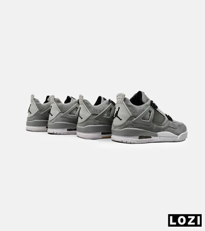 کتانی ساق‌دار مردانه طوسی Nike air jordan 4