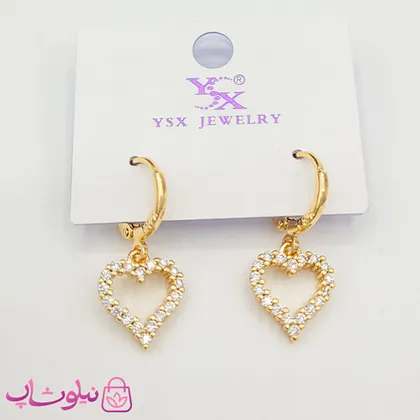 گوشواره دخترانه وای اس ایکس طرح قلب