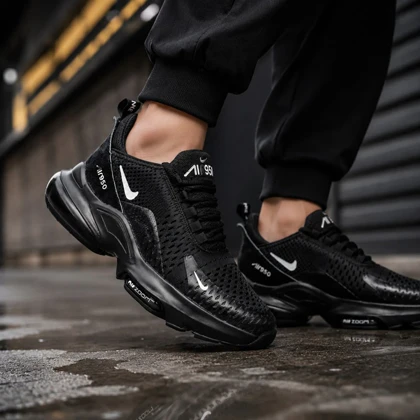 کفش و کتانی مردانه نایک NIKE AIR 950 رنگ مشکی سفید کد 7042