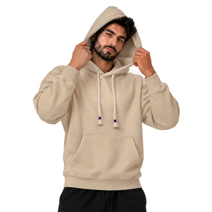 هودی اسپرت بیسیک مدل ZRA-5F0654 کرم