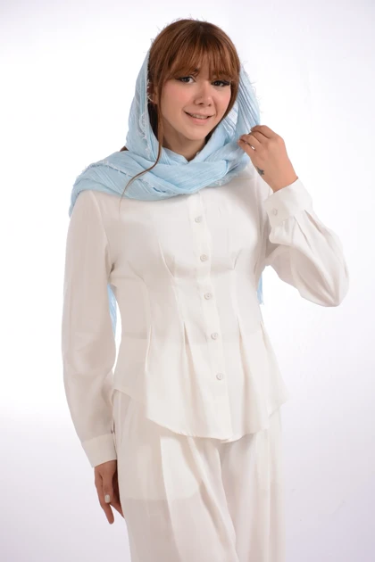 شومیز کمر پنس پانیسا