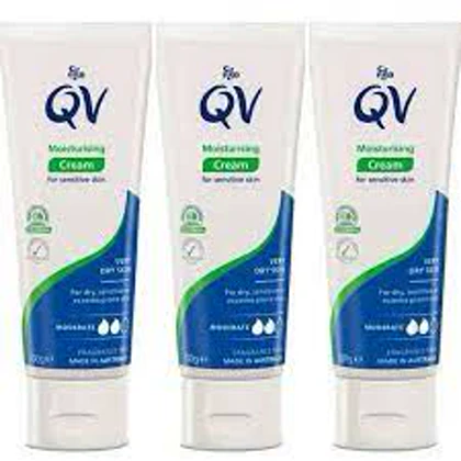 کرم مرطوب کننده تیوپی مدلModerateپوست های حساس QV moisturising cream for sensetive skin حجم 100gr
