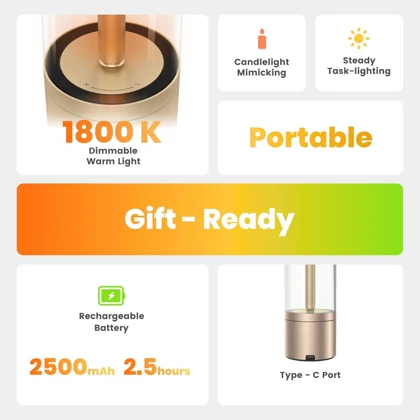 چراغ مطالعه شارژی یی لایت Yeelight مدل YLFWD-0019 با نور قابل تنظیم