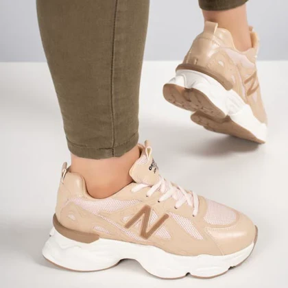 کفش و کتانی زنانه مدل نیوبالانس 1994 NEWBALANCE رنگ کرم
