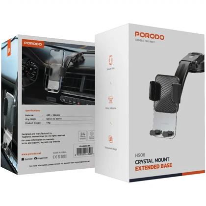 هولدر موبایل پورودو Porodo مدل PD-HSM06-BK داشبوردی