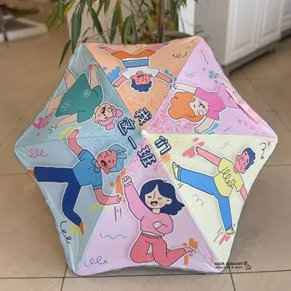 چتر بچگانه فایبر فانتزی