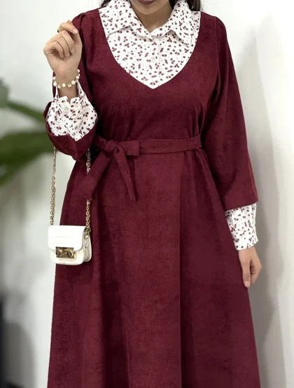 پیراهن مانتویی نورین ویژه یلدا