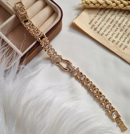 دستبند طرح طلا ژوپینگ D54