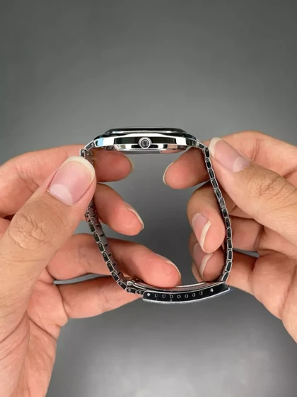 ساعت مچی امگا سیمستر نوستالژی بند سیلور صفحه مشکی Omega Seamaster