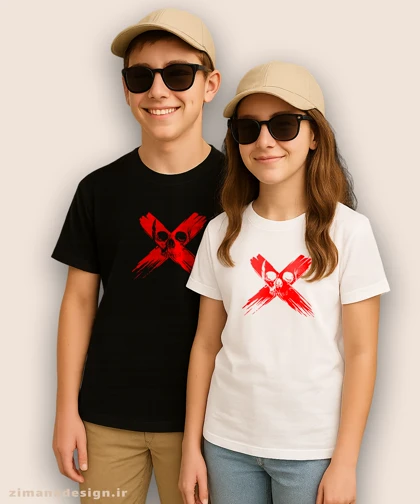 تیشرت بچگانه طرح اسکلت مرگ کد 930