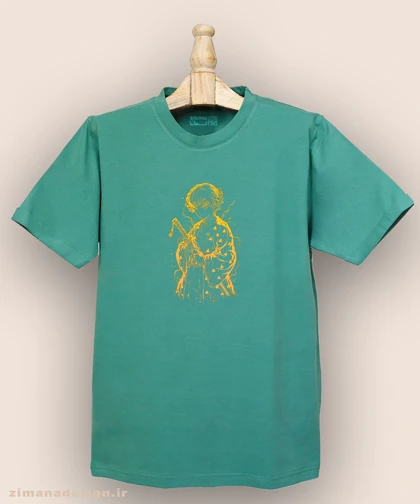 تیشرت مردانه و زنانه طرح شیطان کش شخصیت زنیتسو کد 963