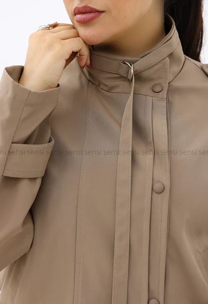 بارانی زنانه یقه سگک سانتانا کد1006841