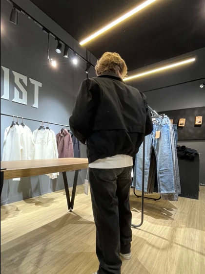 جکت کتان مشکی باکسی / برند Snaazy ترکیه