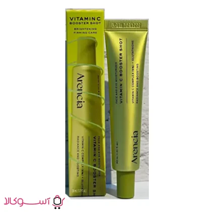 بوستر روشن کننده صورت و دور چشم آرنسیا مدل Vitamin C حجم 30 میل