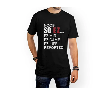 تیشرت طرح Noob EZ Game GG دوتا دو کد 86148