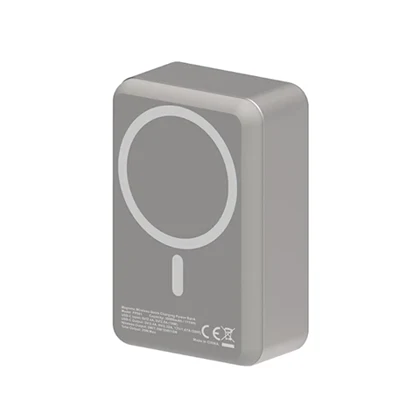 پاوربانک مگسیف 30000 میلی آمپر پاورولوژی مدل POWEROLOGY MAGSAFE ALUMINUM POWER BANK PPBCHA81-TI PP081