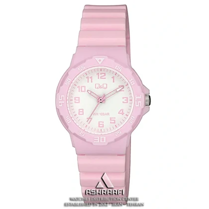 ساعت کیو اند کیو صورتی Q&Q V07A-007VY