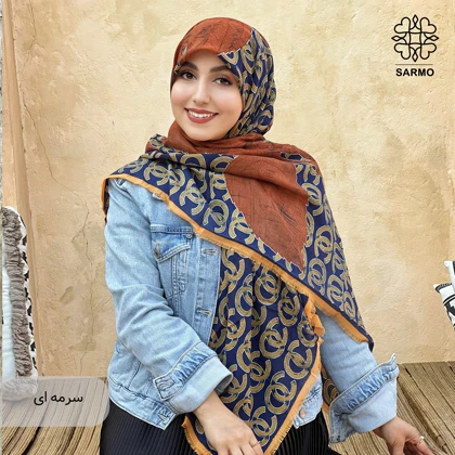 روسری نخ پنبه چنل