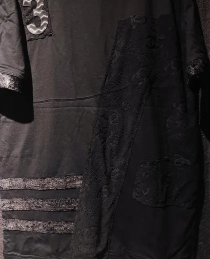 تیشرت ترکیبی مشکی