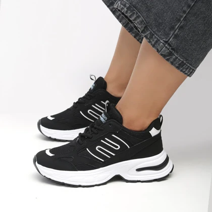 کفش و کتانی زنانه و دخترانه مدل فشیون FASHION رنگ مشکی کد M780