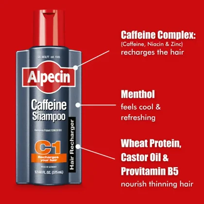 شامپو ضد ریزش آلپسین 375 میل Caffeine C1