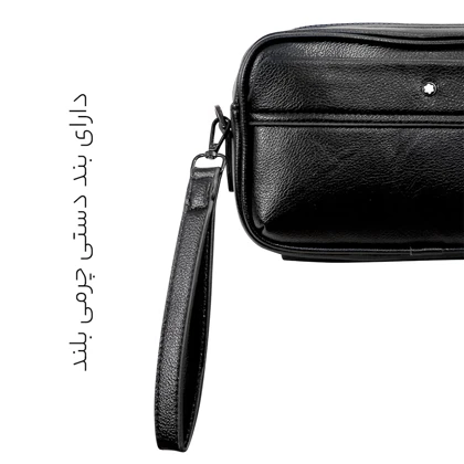 کیف دستی چرمی Mont Blanc مدل MB3052-Pro با قفل هوشمند اثر انگشتی