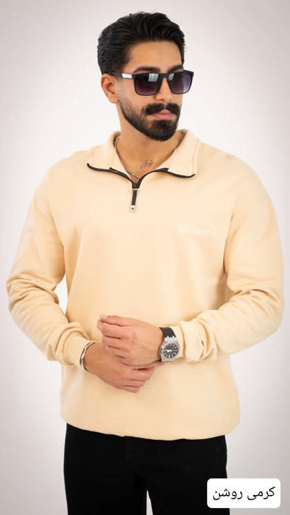 دورس مردانه نیم زیپ رایان_کد4567
