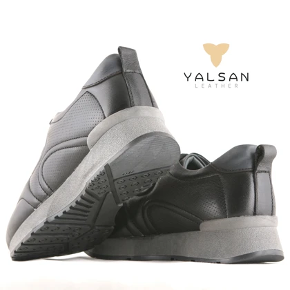 کفش روزمره زنانه چرم یلسان مدل ناتاشا کد 632-GN