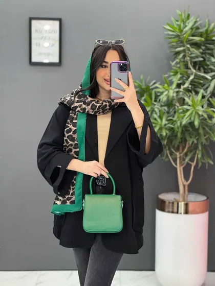 مانتو لینن آستین برش‌دار