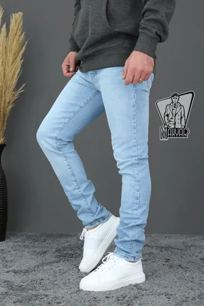 شلوار جین اسلیم آبی روشن TOMMY