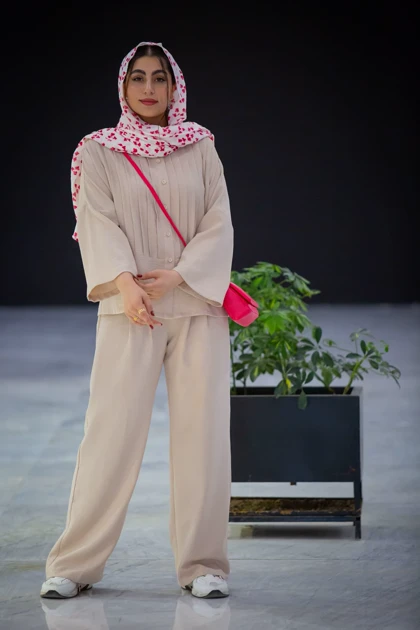 مانتو شلوار لوئیز جودون پیلی دار